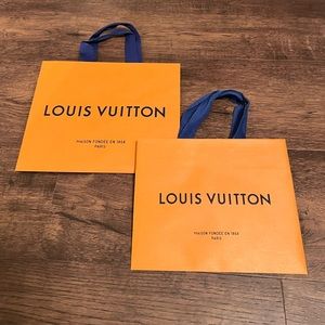 Louis Vuitton 2 Pc. bundle Shopping Bags